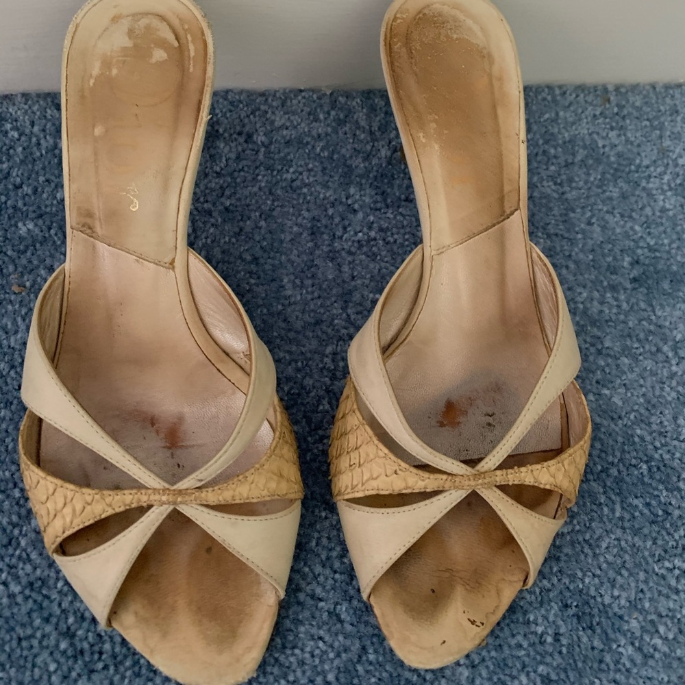 Authentic Dior Slides in Fair Condition